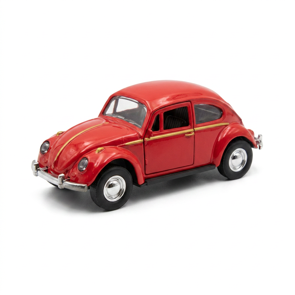 Mini Fusca Clássico — Miniatura Retrô